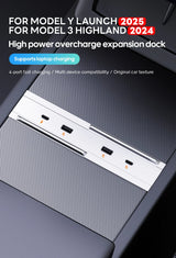 65W Expansion Dock for Tesla Model 3 Highland and Model Y Car Speaker TEKSY
