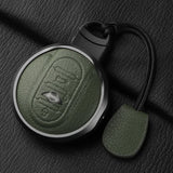 Metal and Leather Car Key Case Cover for Bmw Mini