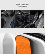 For BMW X3 G45 G48 2025- Door Handle Recess Protector Trim Sticker Car Premium Interior Tuning Accessories Made of Alcantara