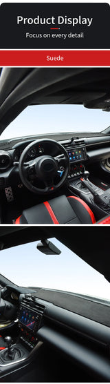 Anti-UV Flannel Dashboard Mat for Toyota GR86 BRZ