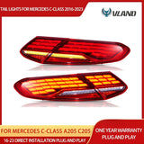 Full LED Tail Lights for Mercedes C-Class 2015-2021 Car Interior Accessory Vland