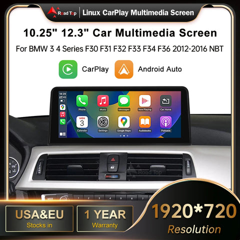 12.3-inch Wireless CarPlay Multimedia Display for BMW 3 Series Android Head Unit wincago