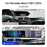 24.6" Dual Screen Android Head Unit for Mercedes Benz C 2011–2014 Android Head Unit Aotsr