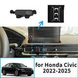 Rotatable Wireless Charging Phone Mount for Honda Civic 2022–2025 Car Phone Holder CATUSIKI
