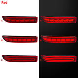 Rear Bumper Reflector LED Lights for Toyota RAV4 06-12 Car Interior Accessory MAGIC COLORM