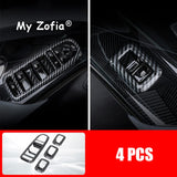 For BYD Seal EV 2023 2024 2025 ABS Carbon Fiber Center Console Gear Armrest Box Panel Cover Trim Decoration Stickers Accessor