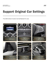 12.3 Inch Wireless CarPlay Screen for Mercedes-Benz C Class 2015