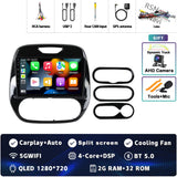 2K QLED Android 15 Multimedia Player for Renault Captur 2016–2019