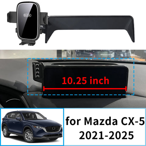 Smart Qi Wireless Phone Holder Mount for Mazda CX-5 2021–2025 Car Phone Holder OEM
