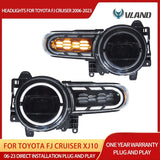LED Projector Headlights for FJ Cruiser Car Interior Accessory vland