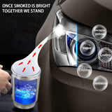 Car Headlight Polish Restoration Kit, Headlight Polishing Cleaning Kit, Anti-Scratch Hydrophobic Car Headlight Repair Polish