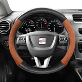 Non-Slip Suede Matte Carbon Cover for Seat Leon Arona