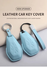 Car Key Case Cover For ARCFOX Alpha S Alpha T αS αT GT ECF ARCFOX-7 PU Leather Car Keychain Car Key Cover OEM