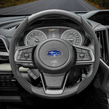 Subaru Anti-Slip Suede Steering Wheel Cover Set