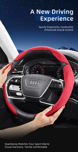 Sports Suede Split Steering Wheel Cover for Opel Models