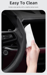 Breathable Leather Steering Wheel Cover for Honda
