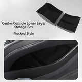 For BYD Seal EV 2022-2025 Center Console Lower Layer Storage Box Segmented Anti-scratch Tray Organizer Accessories