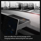 Smabee for Tesla Model Y 2025 Juniper Dashboard Storage Tray Car Display Screen Rear Storage Box Tray Accessories Black Dashb