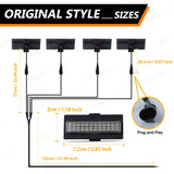 LED Grille Lights for Jeep Wrangler JL 2024 2025 LED Ambient Light MAGIC COLORM
