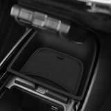 Toyota Aqua 2021-2025 Center Console Tray ABS Car Central Tray Organizer Accessories Tidying Black LED Ambient Light | Car In