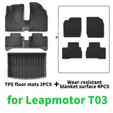 Custom TPE All-Weather Floor Mats for Leapmotor T03 2024-2026