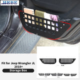 Iron Rear Door Pocket Box for Jeep Wrangler JL 4-Door Car Interior Accessory HEBE
