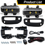LED Fog Lamps DRL for Dodge Ram 1500 2019-2024