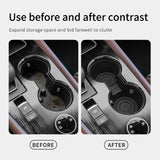 Central Console Water Cup Holder for Nissan Rogue/X-trail T33 2021-2026 Car Interior Accessories Cup Storage Case TPE Car Int