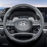 Ventilated Steering Wheel Leather Cover for Hyundai Ioniq Tucson