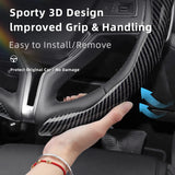 Carbon Fiber Snap-On Wheel Cover for Maserati Car Interior Accessory Hocasen