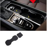Cup Holder Mats Anti-Skid for Volvo XC60 S90 Car Interior Accessory LINGLUYANG v90 2pcs black