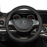 Breathable Leather Steering Wheel Cover for Mercedes C Car Interior Accessory Hocasen