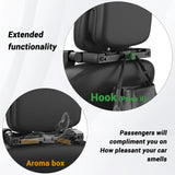 Car Headrest Pillow Guardian Pro 180° Swivel Neck Cradle with Memory Foam Travel Sleep Support for Kids Adults Car Interior A