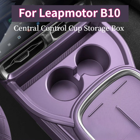 For Leapmotor B10 Car Center Console Cup Holder Storage Box Armrest Organizer Tray Armrest Box Storage OEM