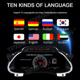 12.3-inch Digital Instrument Cluster for Audi A4 B8 2009–2012 Android Head Unit Aotsr