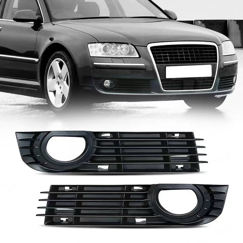 Front Bumper Fog Light Grille for Audi A8 2006-2008 Fog Light Grille MAGIC COLORM