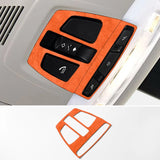 Made of Alcantara For BMW F15 X5 F48 X1 F30 F32 Car Reading Light Control Panel Trim Frame Sticker Interior Tuning Accessorie