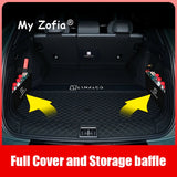 For Lynk & Co 08 EMP 2024 2025 2026 Car Boot Mat Rear Trunk Liner Cargo Leather Floor Carpet Tray Protector Accessories Mats