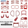 Interior Trim Cover Red Carbon Fiber for Chrysler 300C