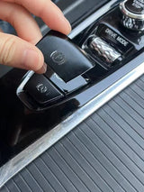 Metal Handbrake Cover Sticker for Volvo S60 V90 XC90 Car Interior Accessory LINGLUYANG