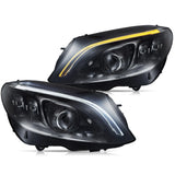 LED Matrix Headlights for Mercedes C-Class 2015-2021