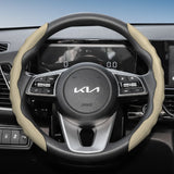 Wavy Sports Leather Steering Cover for Kia