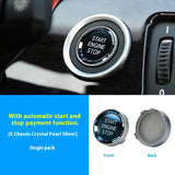 For BMW X1 X2 X3 X5 X6 F20 F21 F22 F23 F30 F34 F10 Crystal Engine Start Stop Button One - Click Start Button Modification