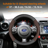 Breathable Leather Carbon Fiber Cover Subaru