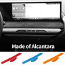 For BMW X3 G45 G48 (2025-) Under The Central Control Instrument Panel Screen Trim Stickers Interior Accessory Made of Alcantara