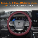 Ultra-Thin Leather Steering Wheel Cover for Toyota Crown
