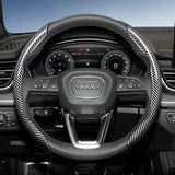 Carbon Fiber Steering Wheel Cover for Audi A4 A6 Q5