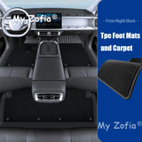 TPE Floor Mats For Leapmotor B10 2025 2026 Car Foot Mats Console All Weather Waterproof Non-slip Floor Liners Tray Accessorie