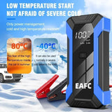 12-65 V Car Jump Starter 1200A Output Portable Emergency Start-up Charger Petrol Car Power Bank Booster Battery Starting Devi