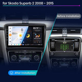 10-Inch Android Multimedia Head Unit for Skoda Octavia 2013-2018 Android Head Unit JIUYIN